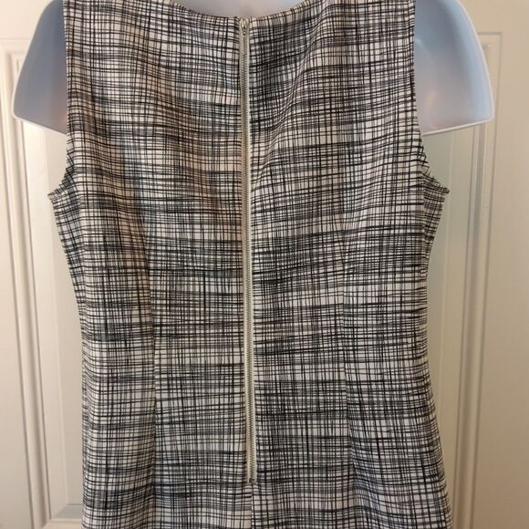 Worthington black and white graphic sleeveless dress - Picture 8 of 10